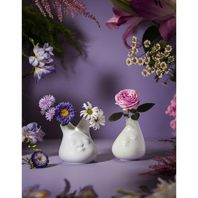 Декор Tassen Ваза cute, 10 см, белая арт. T01.95.01