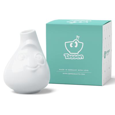 Декор Tassen Ваза cute, 10 см, белая арт. T01.95.01