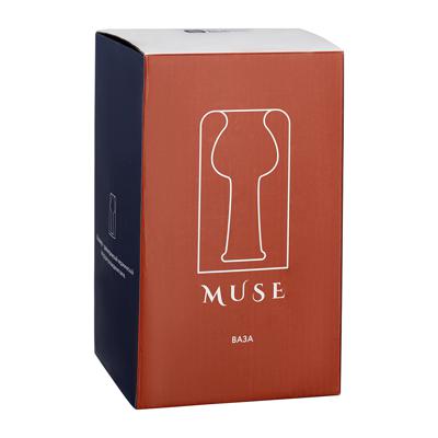 Декор Bergenson Bjorn Ваза muse, 20 см, бирюзовая арт. BB0000858