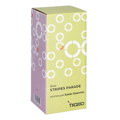 Декор Tkano Ваза stripes parade из коллекции easter essential, 25 см арт. TK25-DEC-VA0002