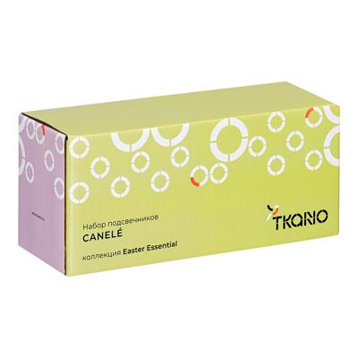 Декор Tkano Набор подcвечников canel? из коллекции easter essential, 3 шт. арт. TK25-DEC-CNH0001