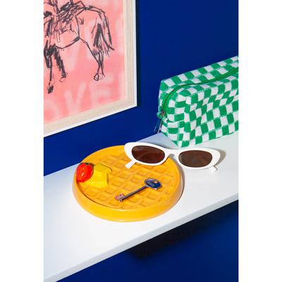 Декор Doiy Поднос декоративный, good morning, waffle, D18,5 см арт. DYTRTGMWAF