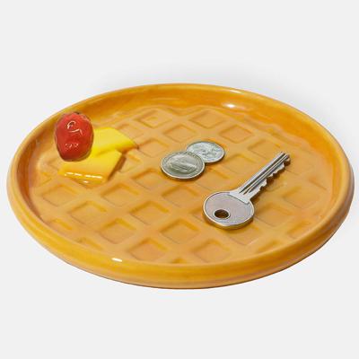 Декор Doiy Поднос декоративный, good morning, waffle, D18,5 см арт. DYTRTGMWAF