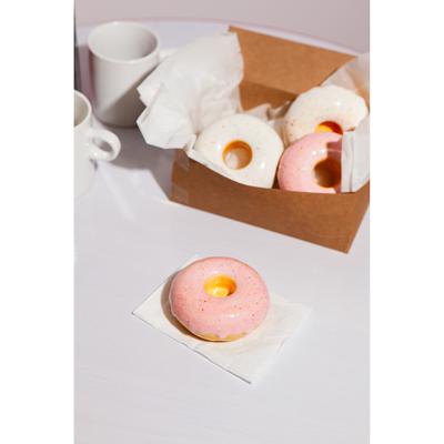 Декор Doiy Подсвечник fast food, donut, D7 см, розовый арт. DYCAHFFPK