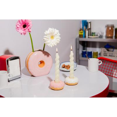 Декор Doiy Подсвечник fast food, donut, D7 см, розовый арт. DYCAHFFPK