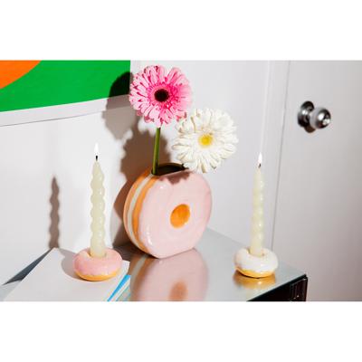 Декор Doiy Подсвечник fast food, donut, D7 см, розовый арт. DYCAHFFPK