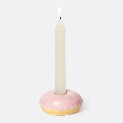 Декор Doiy Подсвечник fast food, donut, D7 см, розовый арт. DYCAHFFPK