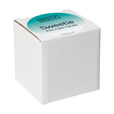 Декор Doiy Свеча cake, 4,8 см, розовая арт. DYCANSWPK