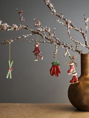 Декор Tkano Набор ёлочных украшений heritage holidays из коллекции new year essential, 5 шт. арт. TK25-NY_DEC0013