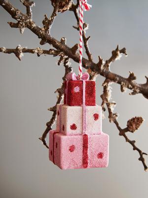 Декор Tkano Набор ёлочных украшений pink fairytale из коллекции new year essential, 4 шт. арт. TK25-NY_DEC0014
