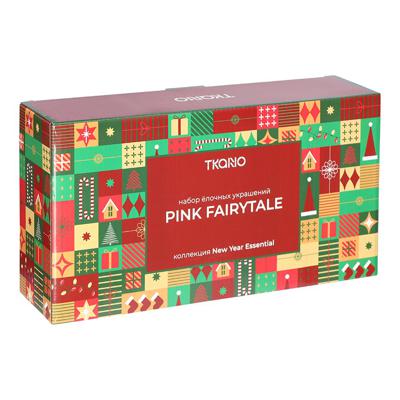 Декор Tkano Набор ёлочных украшений pink fairytale из коллекции new year essential, 4 шт. арт. TK25-NY_DEC0014