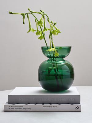 Декор Bergenson Bjorn Ваза florum, 20 см, изумрудная арт. BB0000999