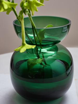 Декор Bergenson Bjorn Ваза florum, 20 см, изумрудная арт. BB0000999
