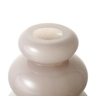 Декор Bergenson Bjorn Ваза riverstone, 20 см, жемчужно-серая арт. BB0001001