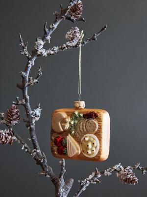 Декор Tkano Набор ёлочных украшений christmas feast из коллекции new year essential, 4 шт. арт. TK25-NY_DEC0009
