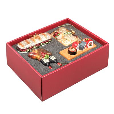 Декор Tkano Набор ёлочных украшений christmas feast из коллекции new year essential, 4 шт. арт. TK25-NY_DEC0009