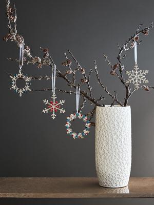 Декор Tkano Набор елочных украшений christmas diamonds из коллекции new year essential, 4 шт. арт. TK25-NY_DEC0006