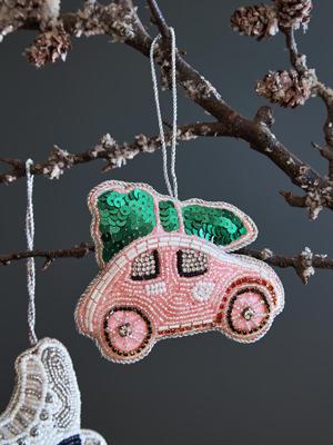 Декор Tkano Набор елочных украшений christmas jewels из коллекции new year essential, 4 шт. арт. TK25-NY_DEC0004