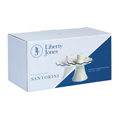 Подсвечник ЯЯЯ Набор подсвечников santorini, 10,5 см, 2 шт. арт. LJ0000482