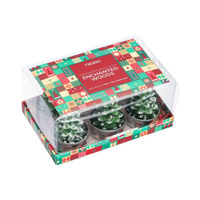 Декор Tkano Набор декоративных свечей enchanted woods из коллекции new year essential, 6 шт. арт. TK25-NY_CND0003