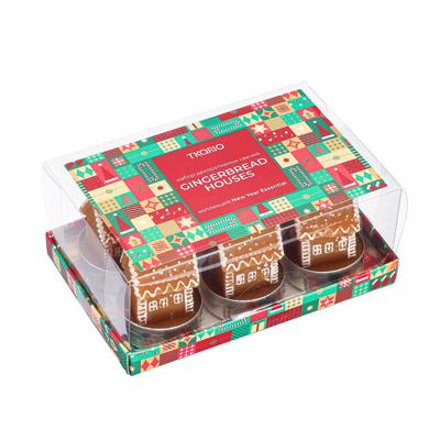 Декор Tkano Набор декоративных свечей gingerbread houses из коллекции new year essential, 6 шт. арт. TK25-NY_CND0005