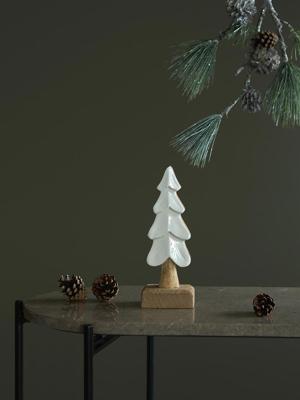 Декор Tkano Декор новогодний snowy tree из коллекции new year essential, 20 см арт. TK25-NY_CTR0010
