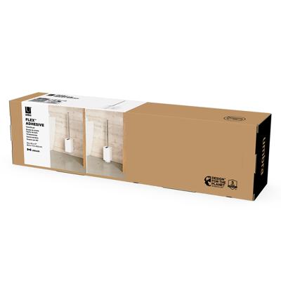 Аксессуар Umbra Ершик для туалета с держателем flex adhesive, белый арт. 1021298-660
