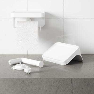 Аксессуар Umbra Держатель для туалетной бумаги с полкой flex adhesive, белый арт. 1021297-660