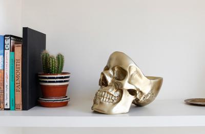 Остальные предметы ЯЯЯ Органайзер для мелочей skull, золотой арт. SK TIDYSKULL3