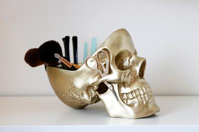 Остальные предметы ЯЯЯ Органайзер для мелочей skull, золотой арт. SK TIDYSKULL3