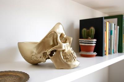 Остальные предметы ЯЯЯ Органайзер для мелочей skull, золотой арт. SK TIDYSKULL3