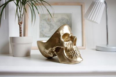 Остальные предметы ЯЯЯ Органайзер для мелочей skull, золотой арт. SK TIDYSKULL3