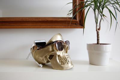 Остальные предметы ЯЯЯ Органайзер для мелочей skull, золотой арт. SK TIDYSKULL3