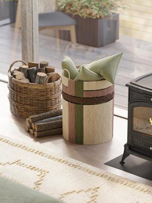 Остальные предметы Tkano Корзина плетеная bongo nature из коллекции ethnic, размер s арт. TK24-ST_BA0006