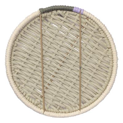 Остальные предметы Tkano Корзина плетеная conga grey из коллекции ethnic, размер m арт. TK24-ST_BA0033