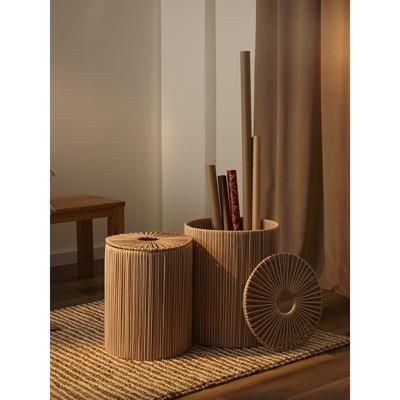 Остальные предметы Tkano Корзина плетеная dholak beige из коллекции ethnic, размер m арт. TK24-ST_BA0041