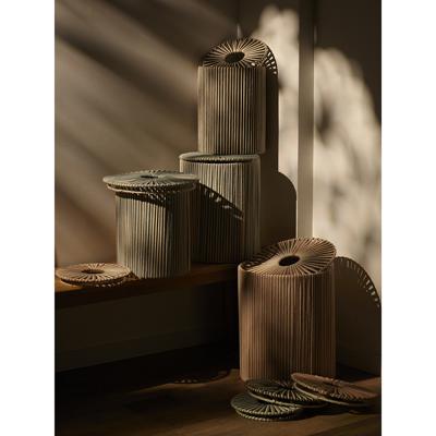 Остальные предметы Tkano Корзина плетеная dholak grey из коллекции ethnic, размер l арт. TK24-ST_BA0037