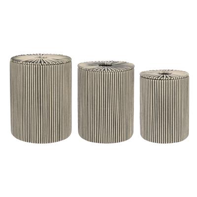 Остальные предметы Tkano Корзина плетеная dholak grey из коллекции ethnic, размер s арт. TK24-ST_BA0039