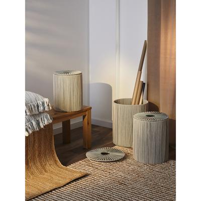 Остальные предметы Tkano Корзина плетеная dholak mint из коллекции ethnic, размер m арт. TK24-ST_BA0035
