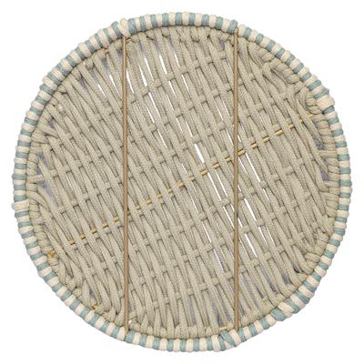 Остальные предметы Tkano Корзина плетеная dholak mint из коллекции ethnic, размер m арт. TK24-ST_BA0035