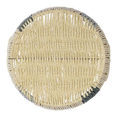 Остальные предметы Tkano Корзина плетеная круглая bodhran sage из коллекции ethnic, размер m арт. TK24-ST_BA0026