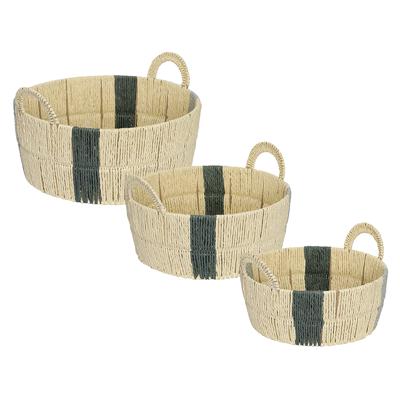 Остальные предметы Tkano Корзина плетеная круглая bodhran sage из коллекции ethnic, размер s арт. TK24-ST_BA0027