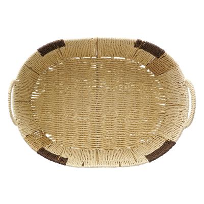 Остальные предметы Tkano Корзина плетеная овальная bodhran chocolate из коллекции ethnic, размер s арт. TK24-ST_BA0012