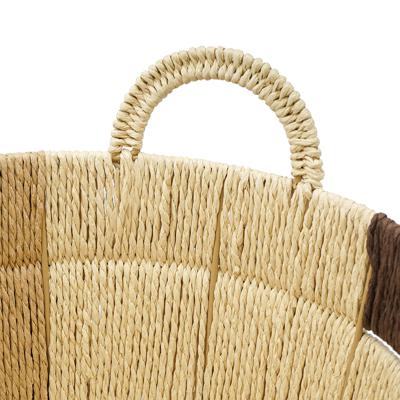 Остальные предметы Tkano Корзина плетеная овальная bodhran chocolate из коллекции ethnic, размер s арт. TK24-ST_BA0012