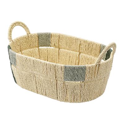 Остальные предметы Tkano Корзина плетеная овальная bodhran sage из коллекции ethnic, размер s арт. TK24-ST_BA0018