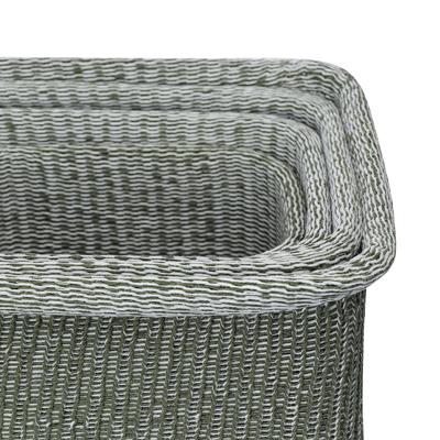 Корзина Bergenson Bjorn Набор из 4-х корзин для хранения sustainable collection, оливковый арт. BB0000676