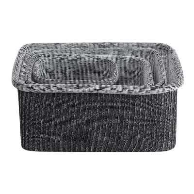 Корзина Bergenson Bjorn Набор из 4-х корзин для хранения sustainable collection, черный арт. BB0000675