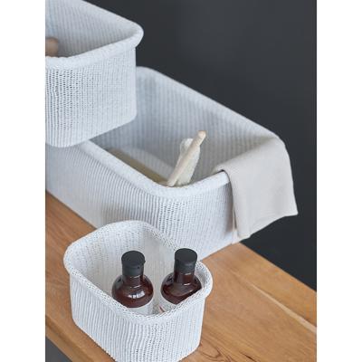 Корзина Bergenson Bjorn Набор из 4-х корзин для хранения sustainable collection, молочный арт. BB0000914