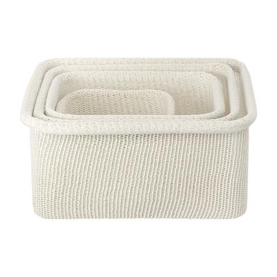Корзина Bergenson Bjorn Набор из 4-х корзин для хранения sustainable collection, молочный арт. BB0000914