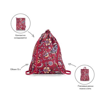 Рюкзак Reisenthel Рюкзак складной mini maxi sacpack paisley ruby арт. AU3067